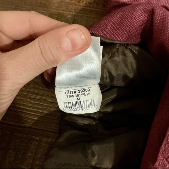 Ridgecut Women's Burgundy Bib Overalls Size Medium - Picture 14 of 14